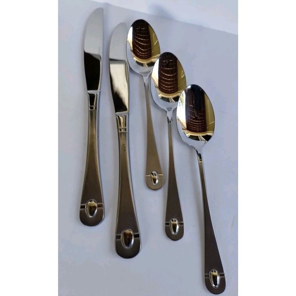 Oneida Satin JUPITER Stainless 18/10 Odd Lot Butter Knives & Tea Spoons Flatware